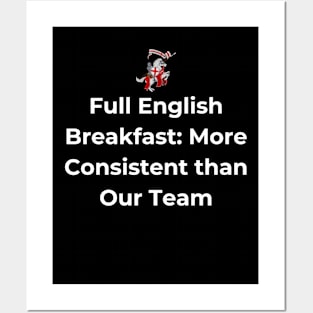 Euro 2024 - Full English Breakfast More Consistent than Our Team - Horse Posters and Art